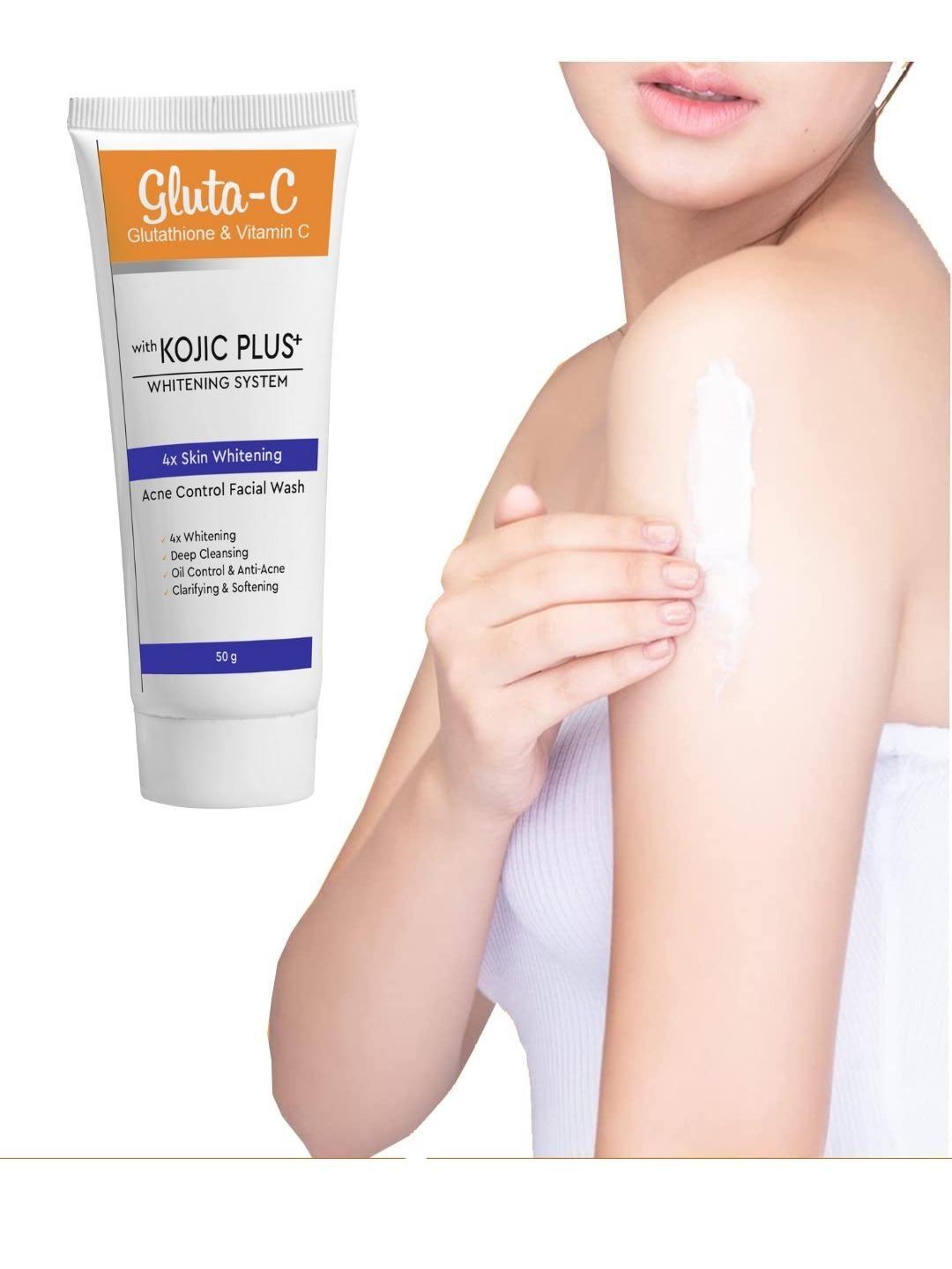 Gluta-C with Kojic Plus Acne Control Face Wash 50ml (Pack of 2)